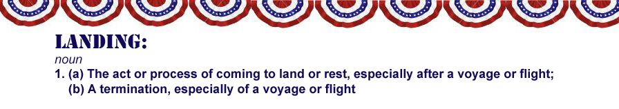 landing definition