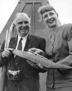 Don Blair and Bettina Steinke, 1953