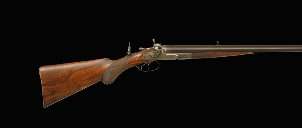 Colt Model 1878 Double Barrel Sporting. Colt’s Patent Fire Arms Manufacturing Company, Hartford, Connecticut. Caliber .45-70, Government Centerfire.