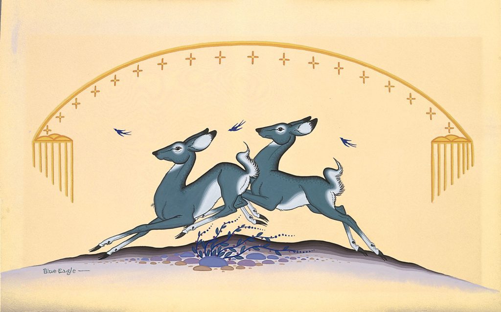 Two Deer & Raincloud