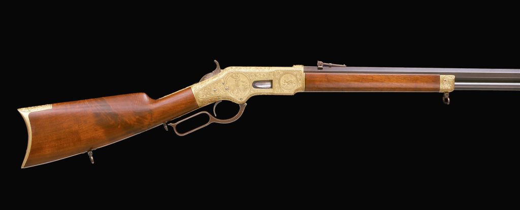 Winchester Model 1866 Sporting rifle. Winchester Repeating Arms Company, New Haven, Connecticut. Caliber .44, Henry Flat Rimfire.