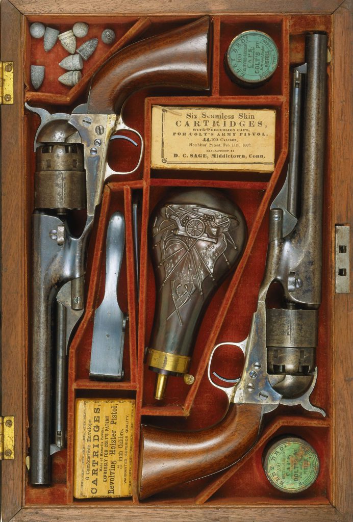 Colt Model 1860 Army. Colt’s Patent Fire Arms Manufacturing Company, Hartflord, Connecticut. Caliber .44, Rifled Bore