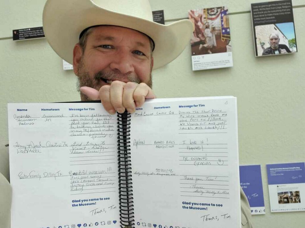#HashtagTheCowboy Guest Book
