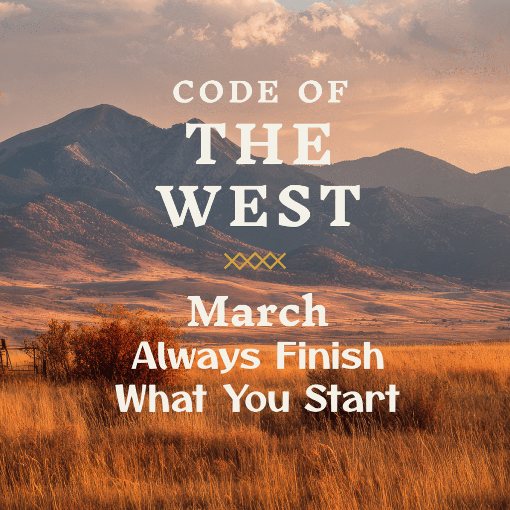 Code of the West Discovery Table: March