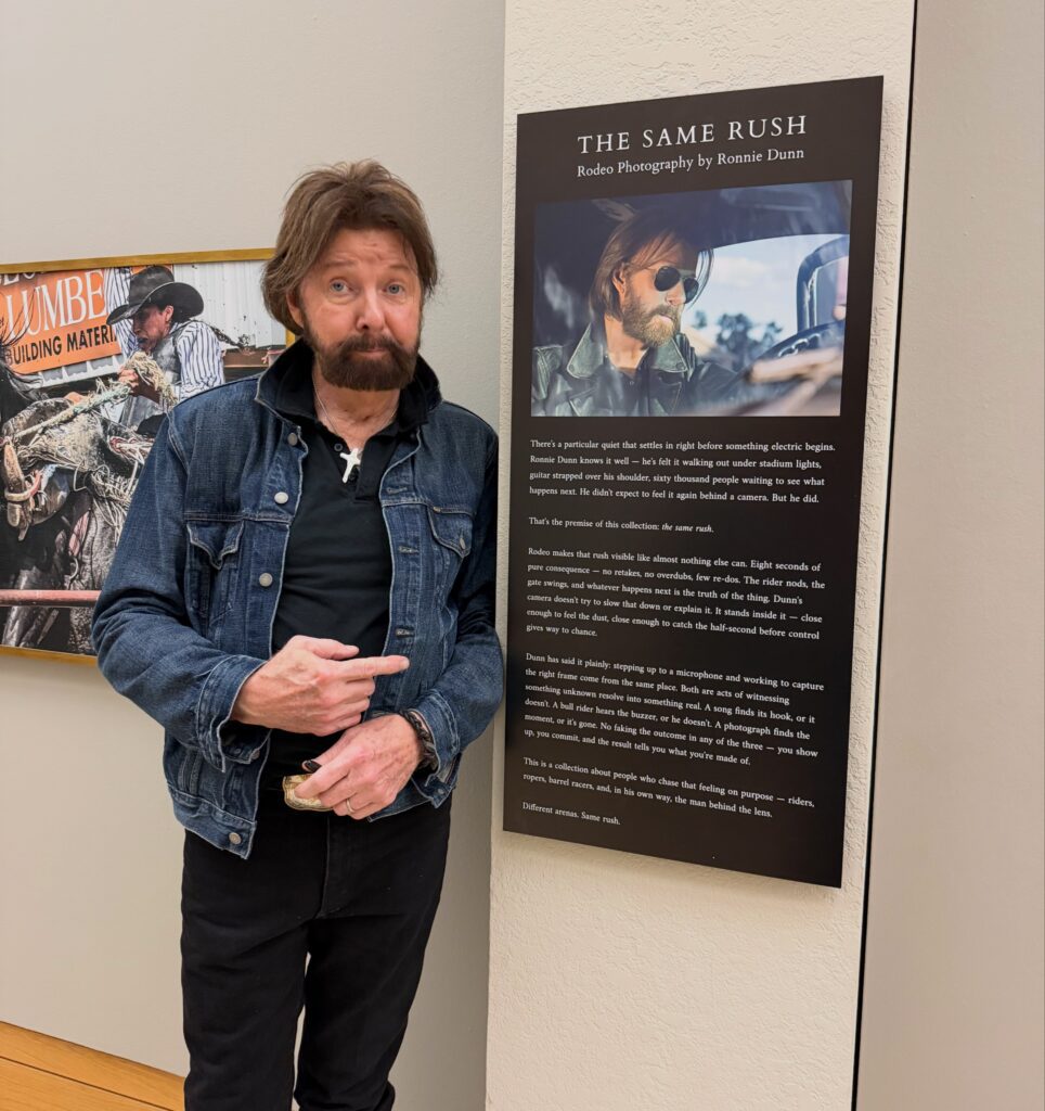 Ronnie Dunn Captures Electricity of Rodeo with New Photography Exhibition at The Cowboy